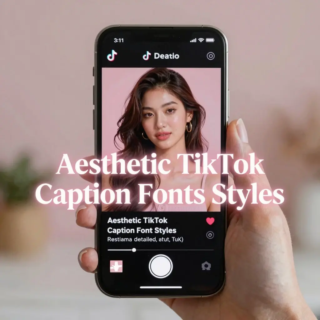 tiktok caption font