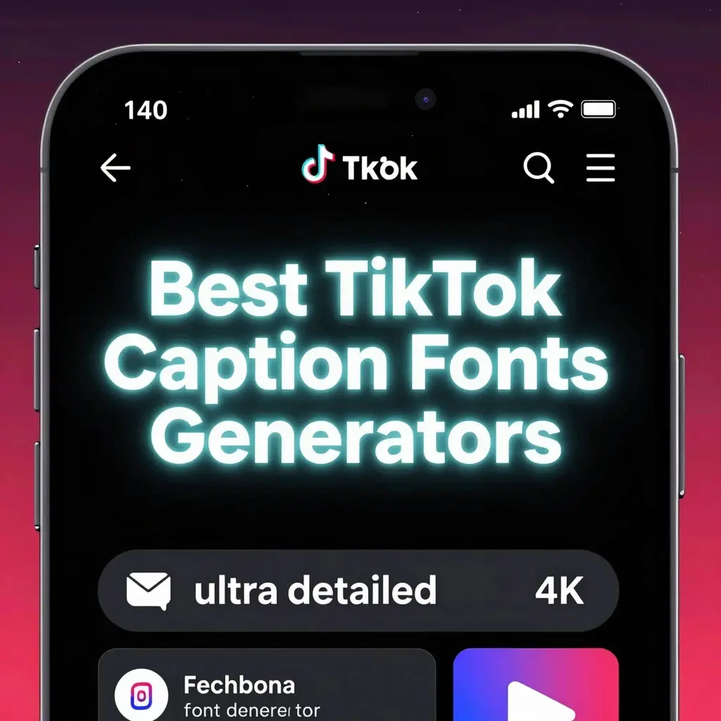 tiktok caption font
