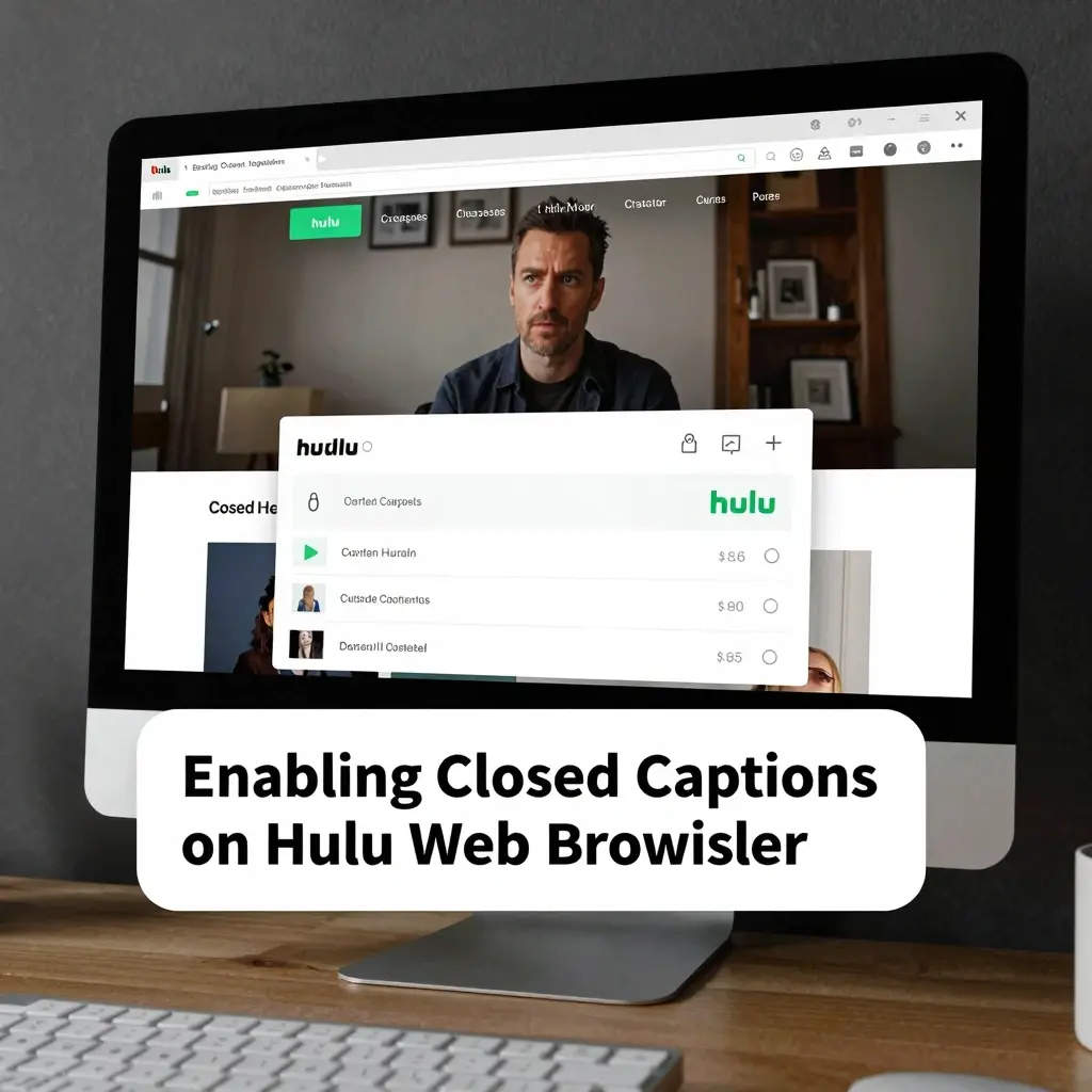 hulu closed caption