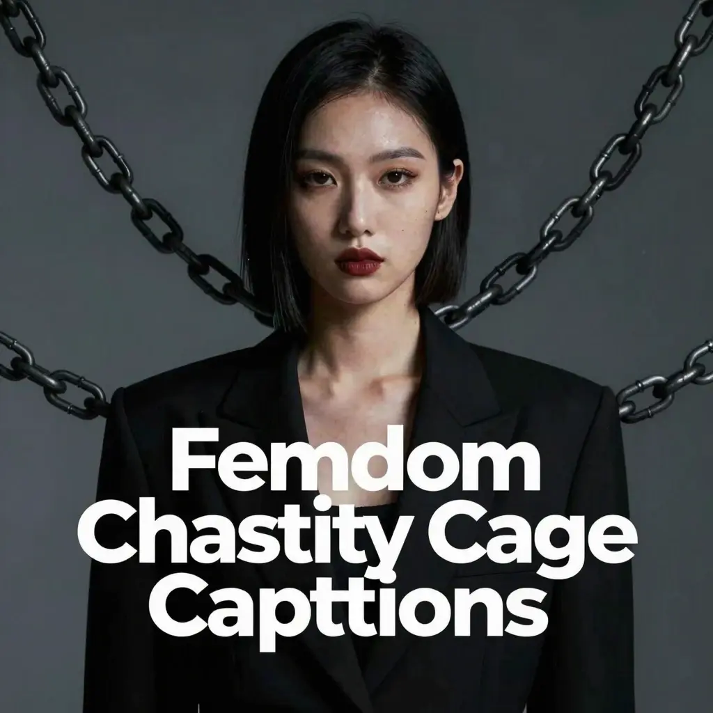 chastity cage caption