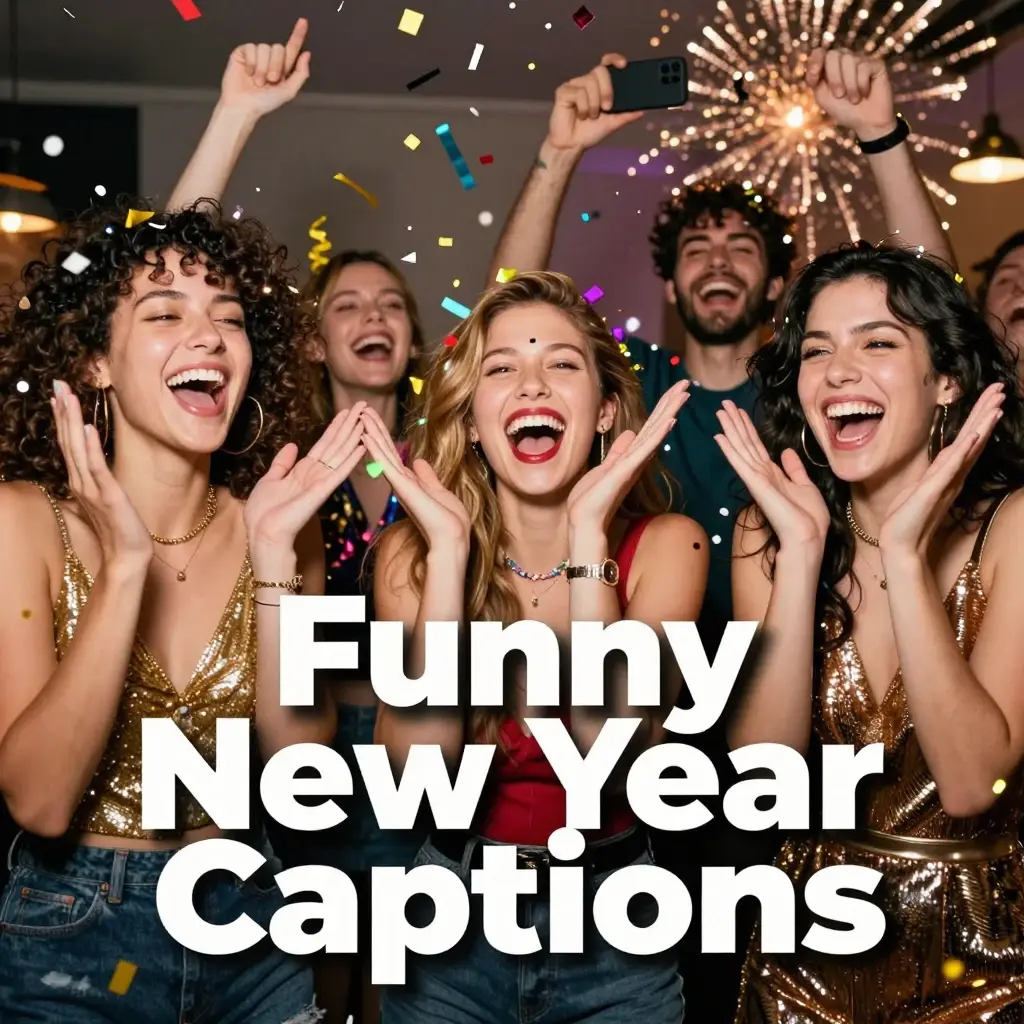 new year caption