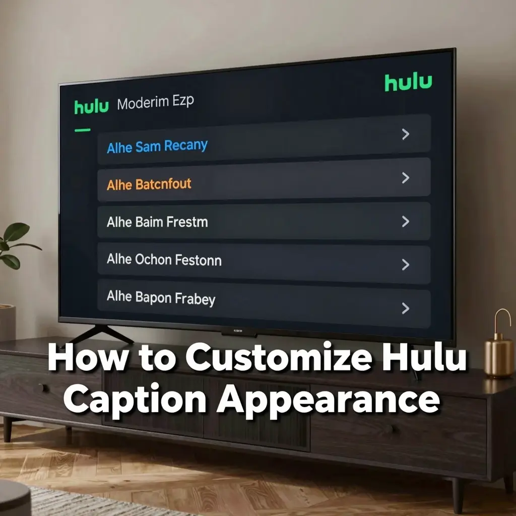 hulu closed caption