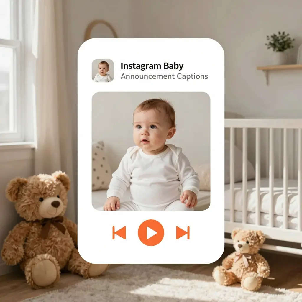 baby announcement caption