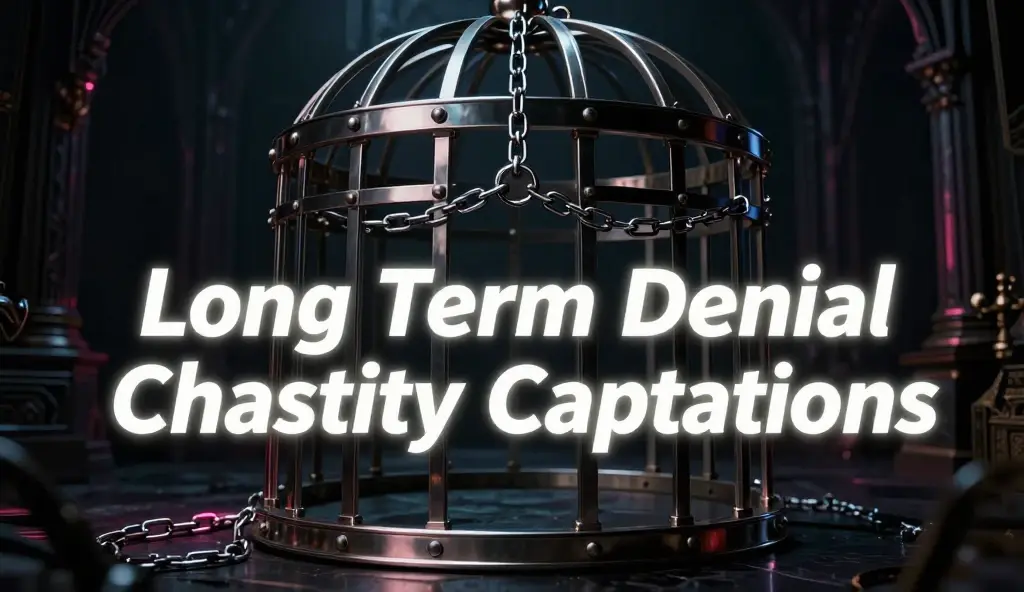 chastity cage caption