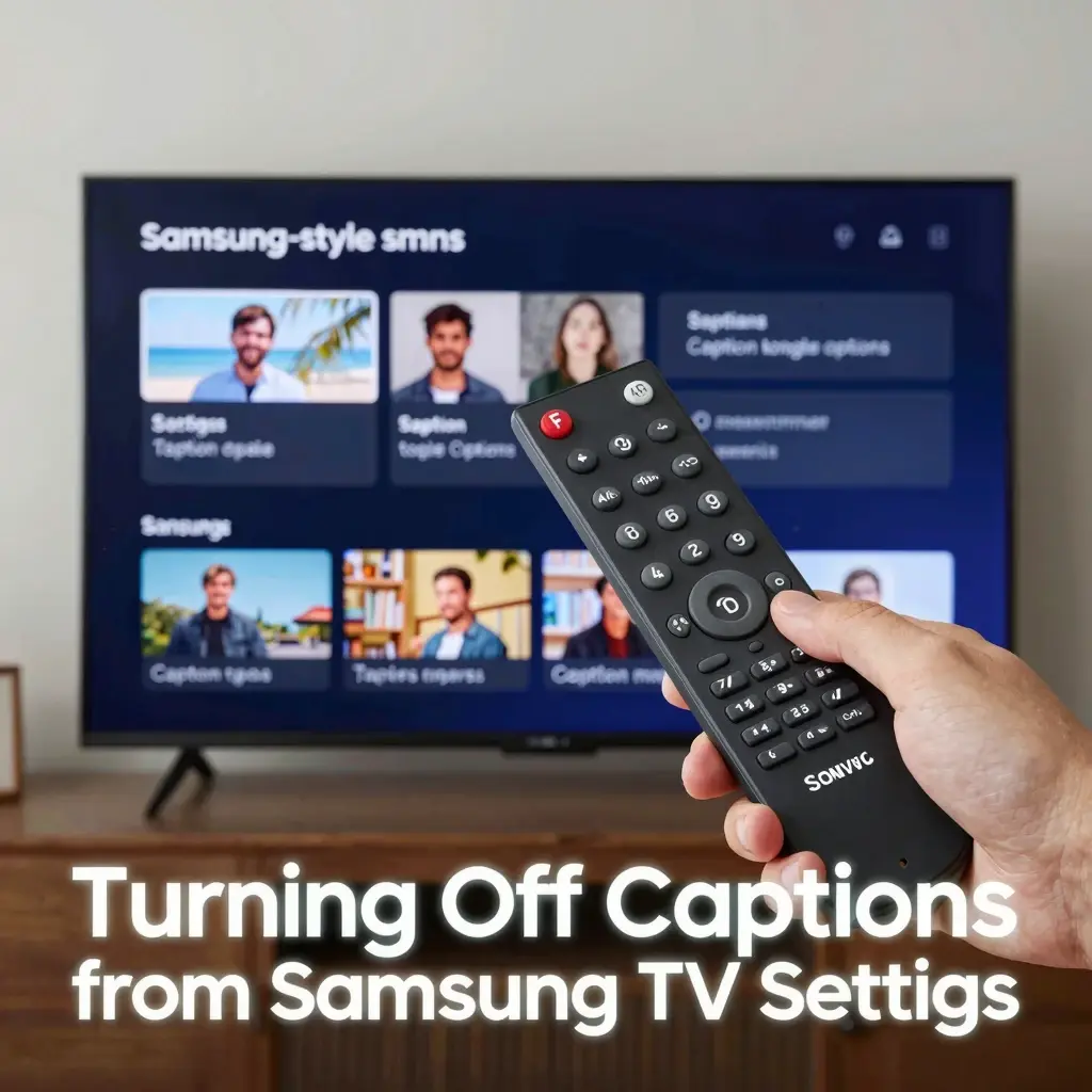 samsung tv closed caption
