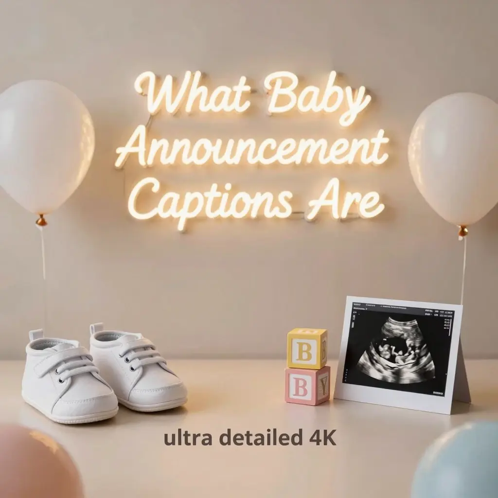 baby announcement caption