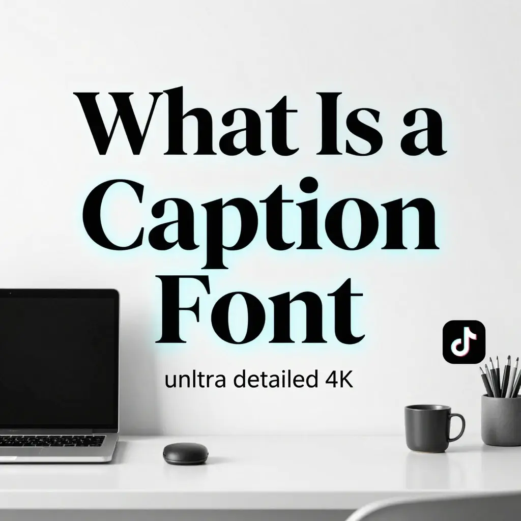 caption font