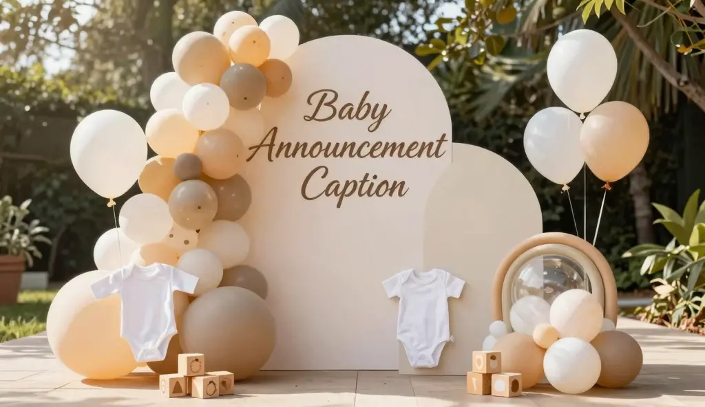 baby announcement caption