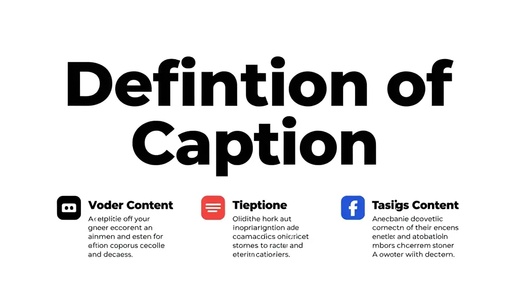 definition of caption