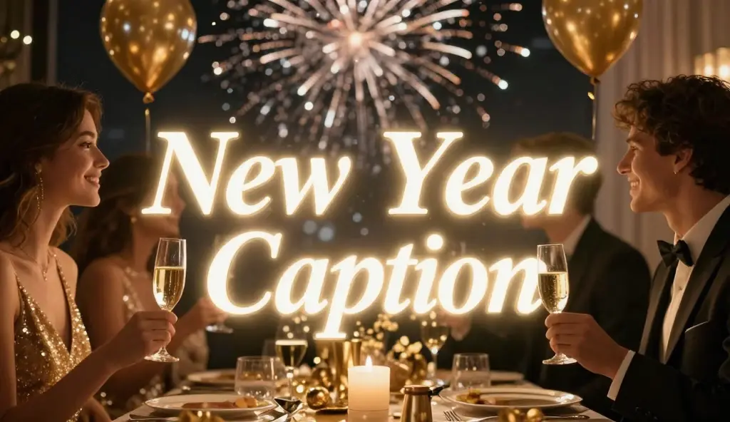 new year caption