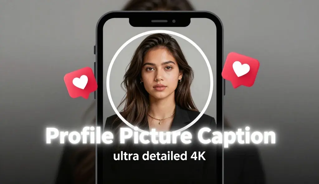 profile picture caption