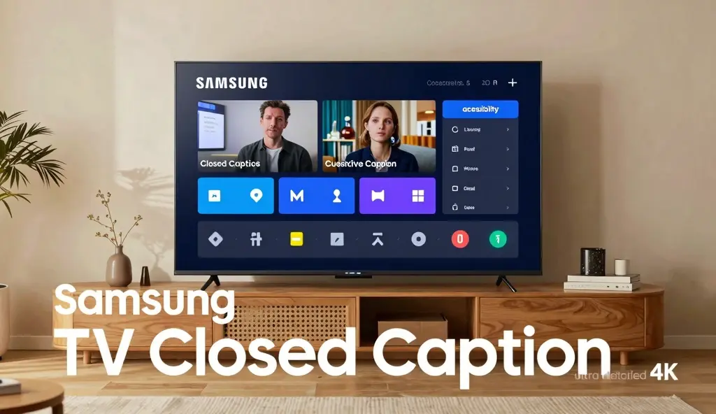 samsung tv closed caption