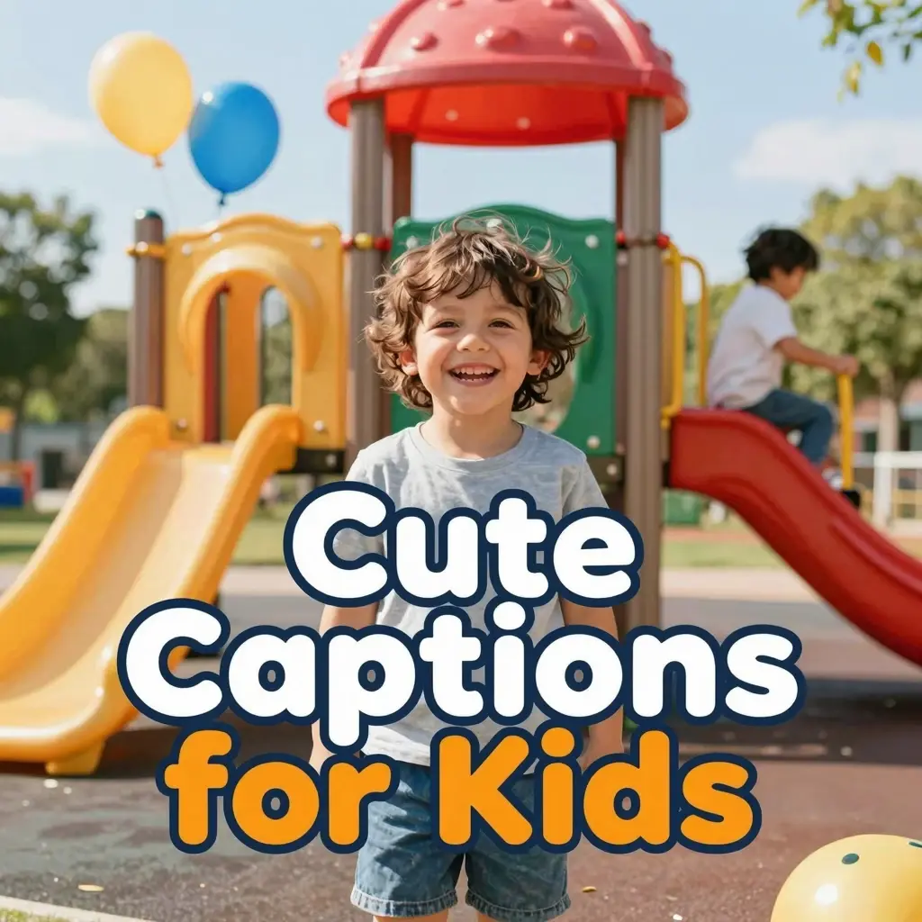 caption for kids