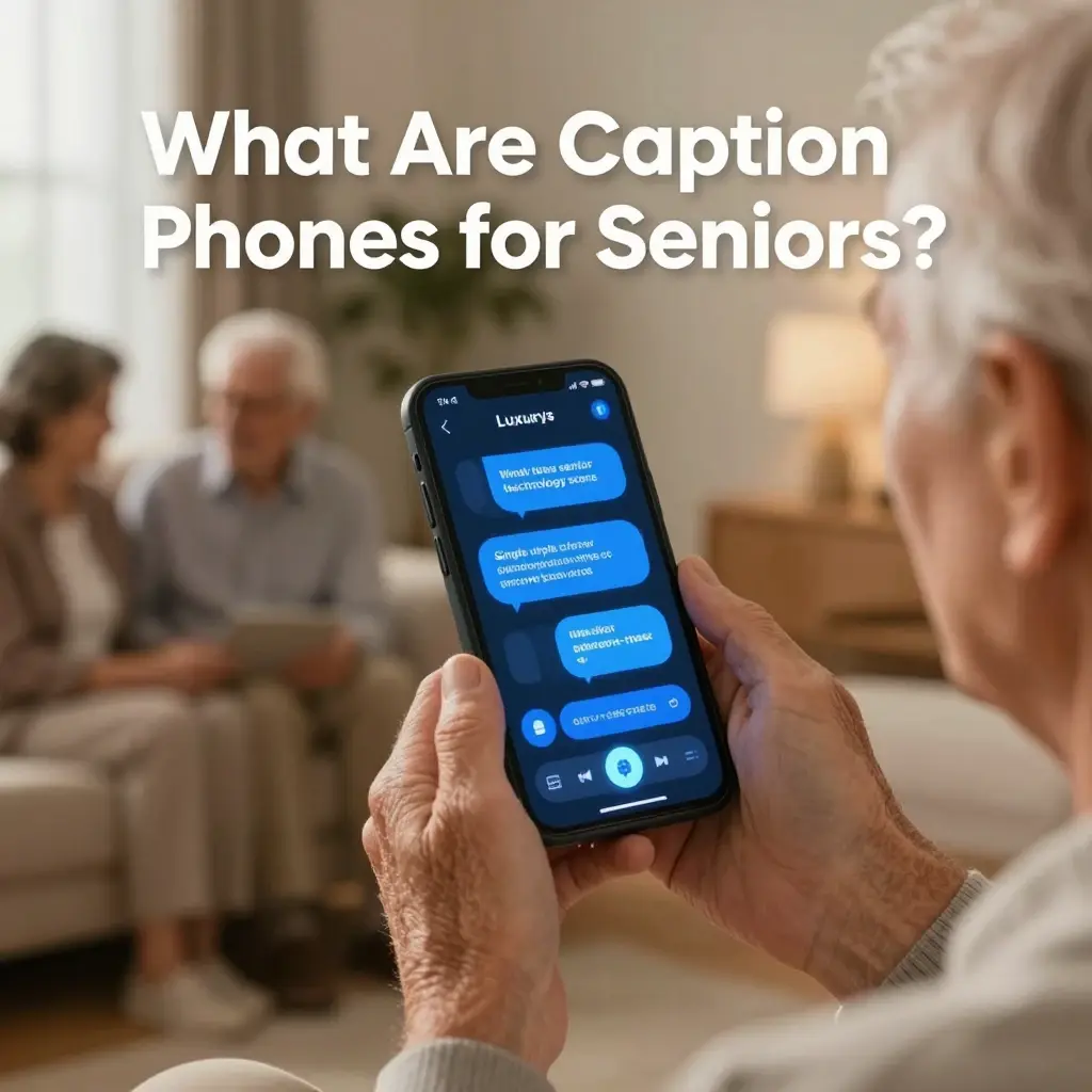 caption phones for seniors
