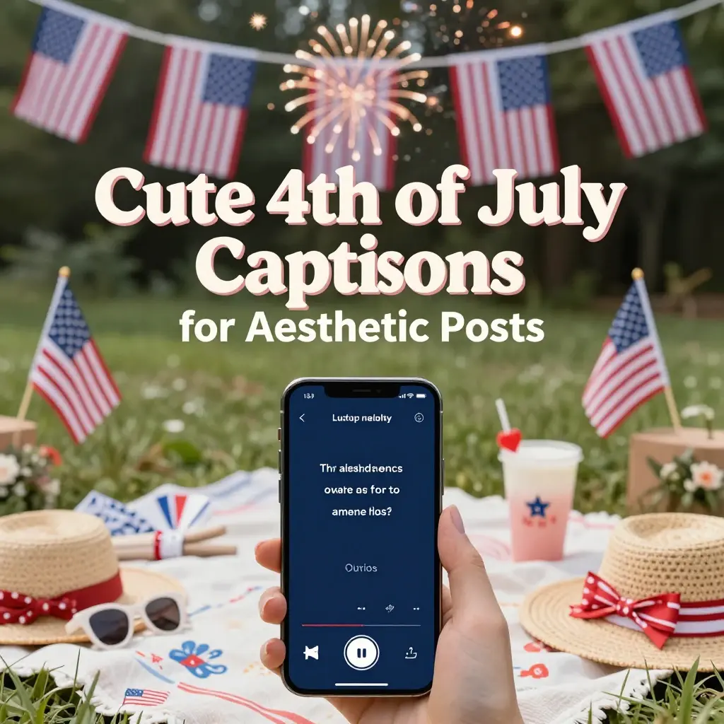 4th of july caption