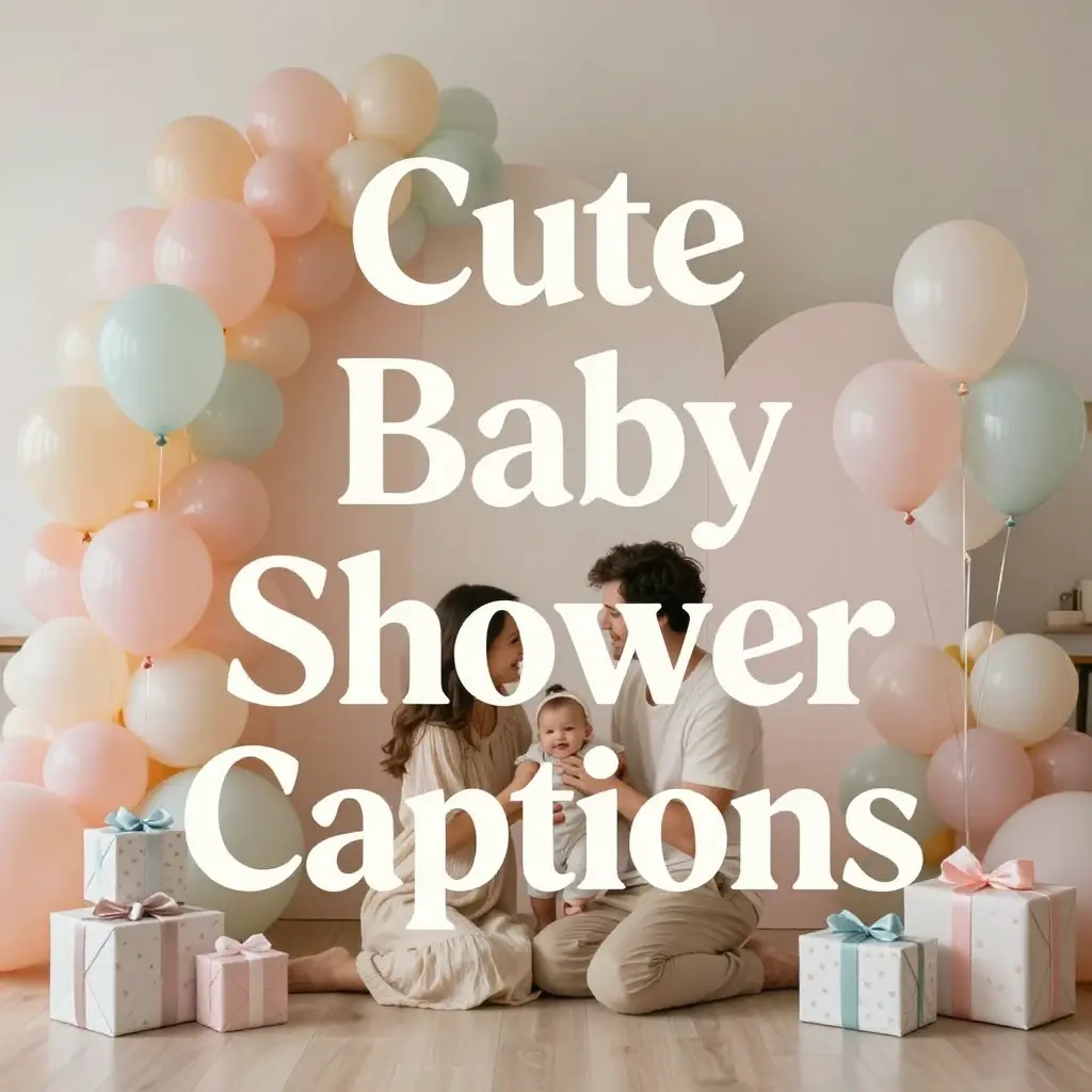 baby shower caption