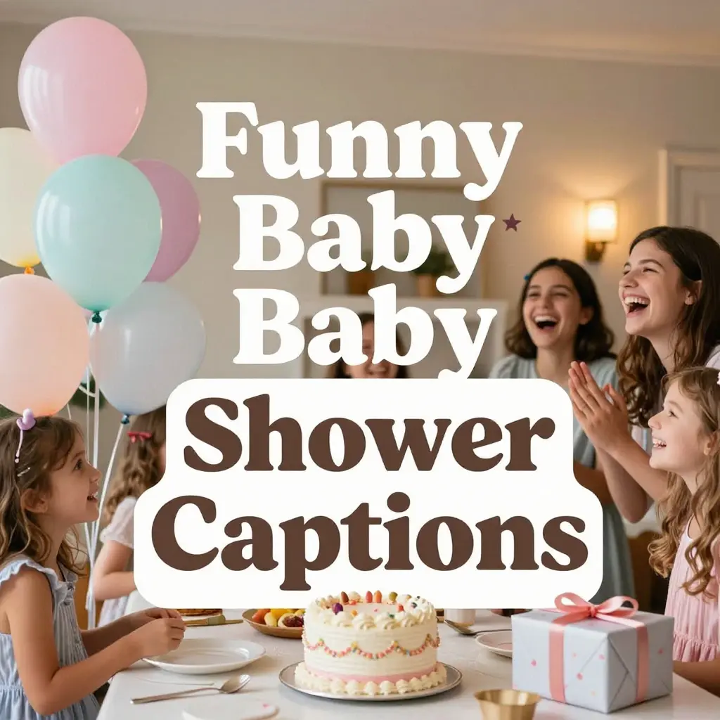 baby shower caption