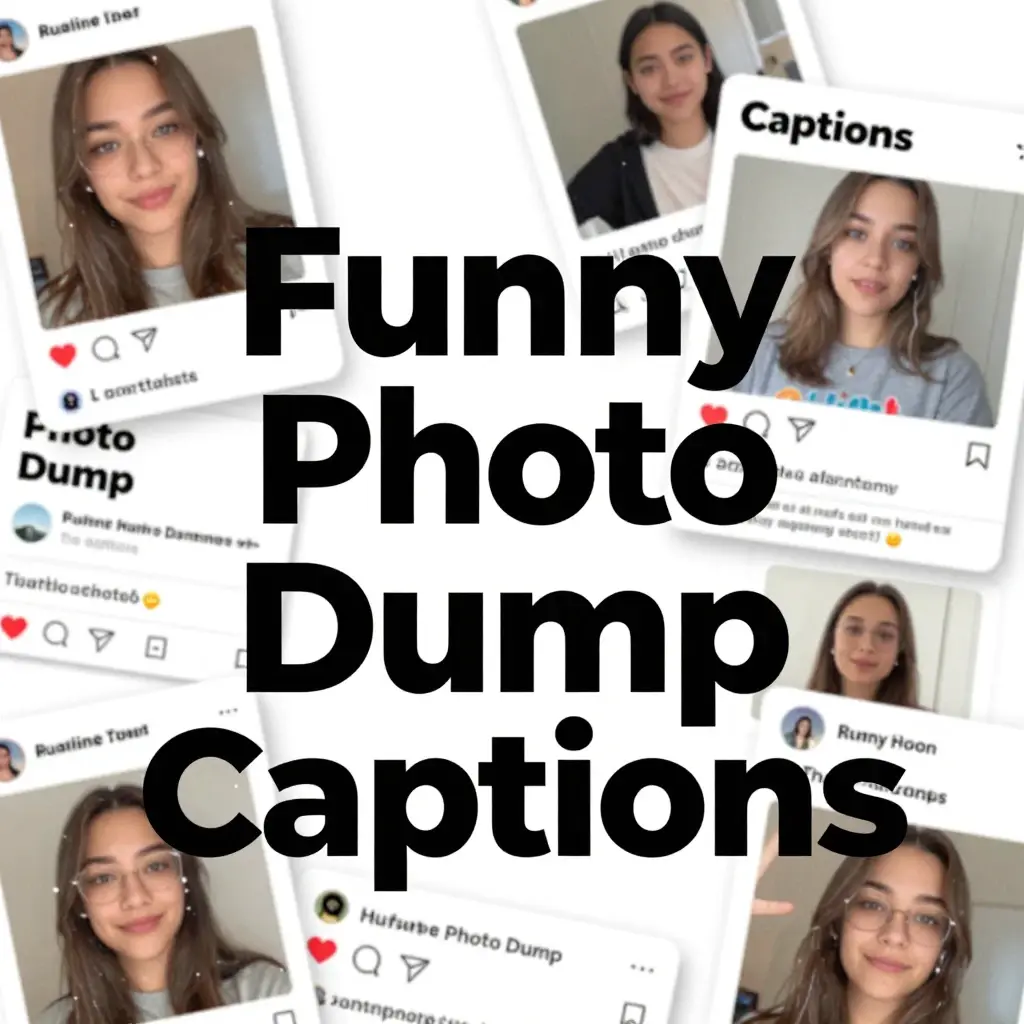 photo dump caption