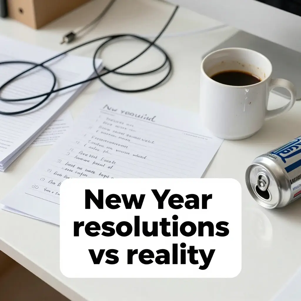 new years caption