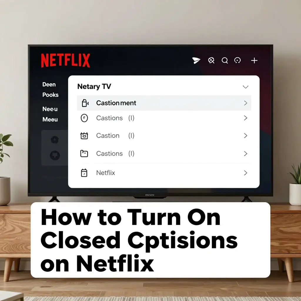 closed caption on netflix