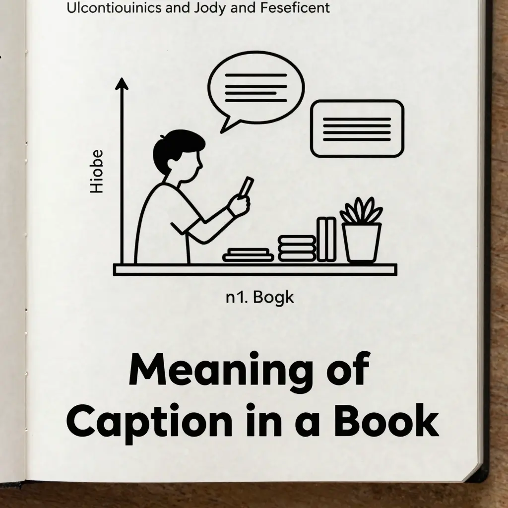 what is a caption in a book