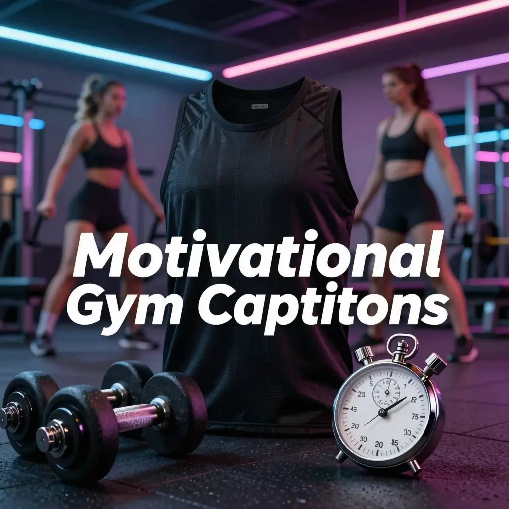 gym caption