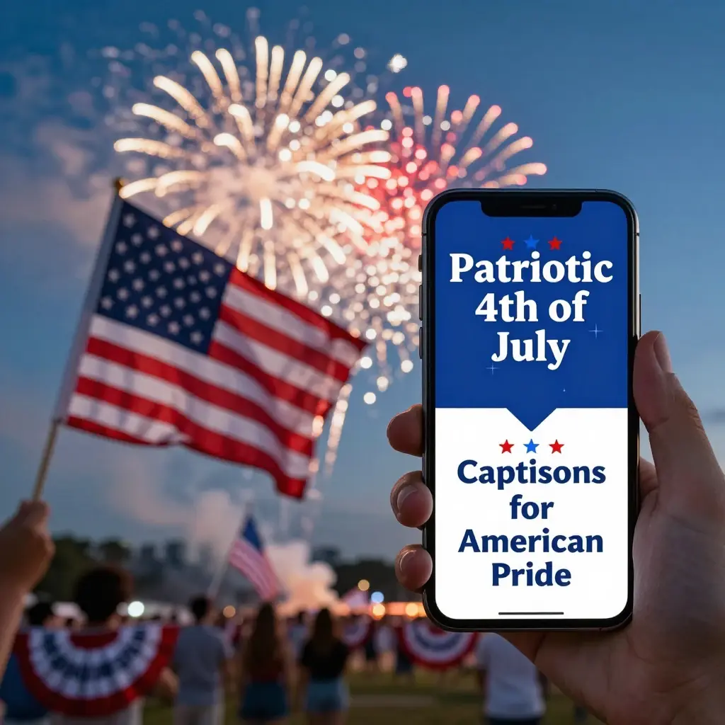 4th of july caption