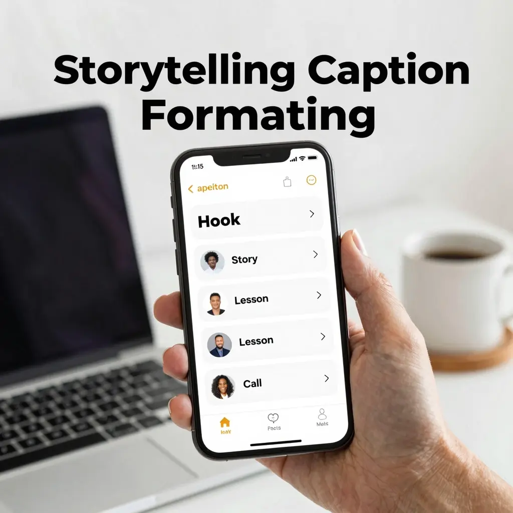 instagram caption spacing