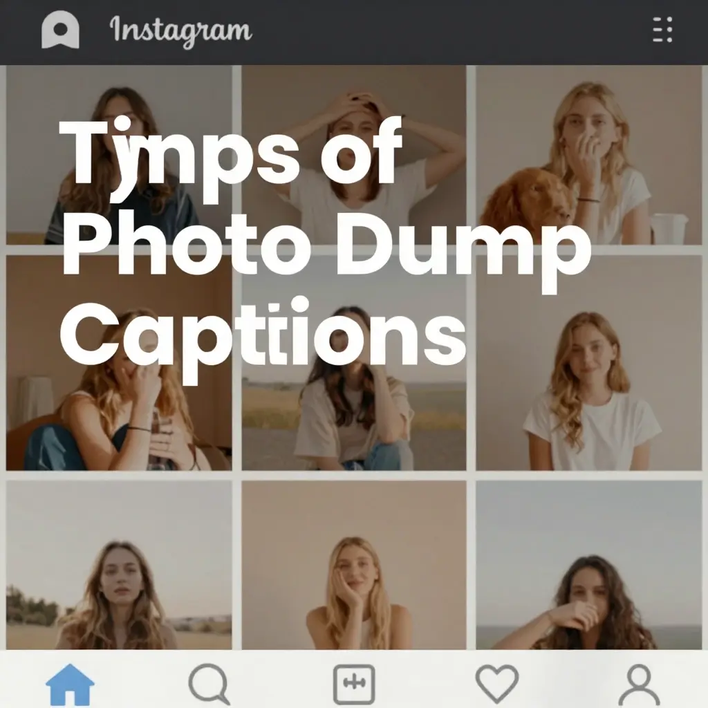 photo dump caption