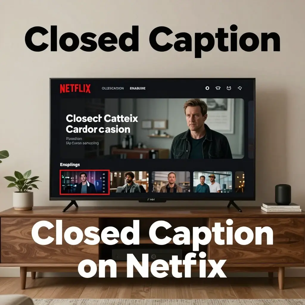 closed caption on netflix