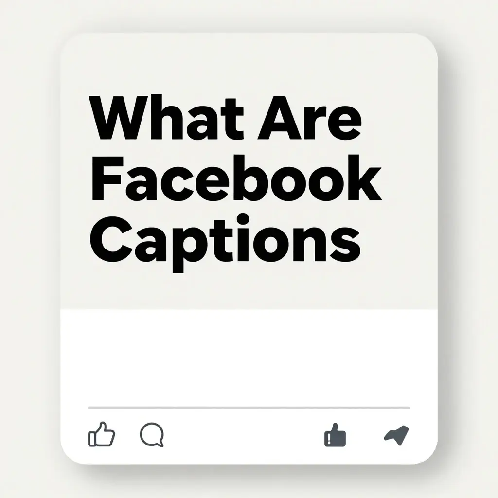 caption for facebook