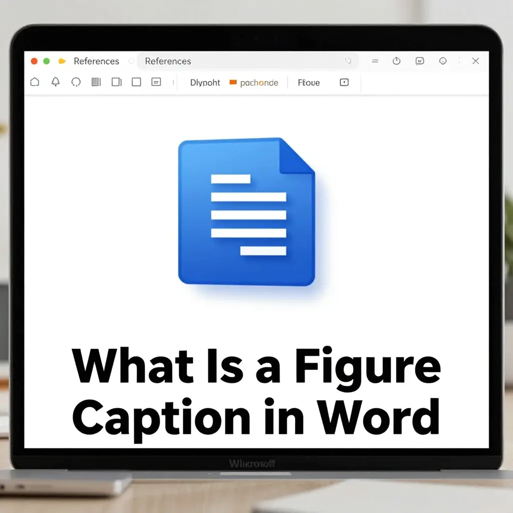 how to add figure caption in word