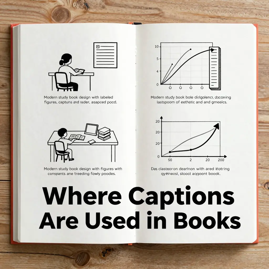 what is a caption in a book