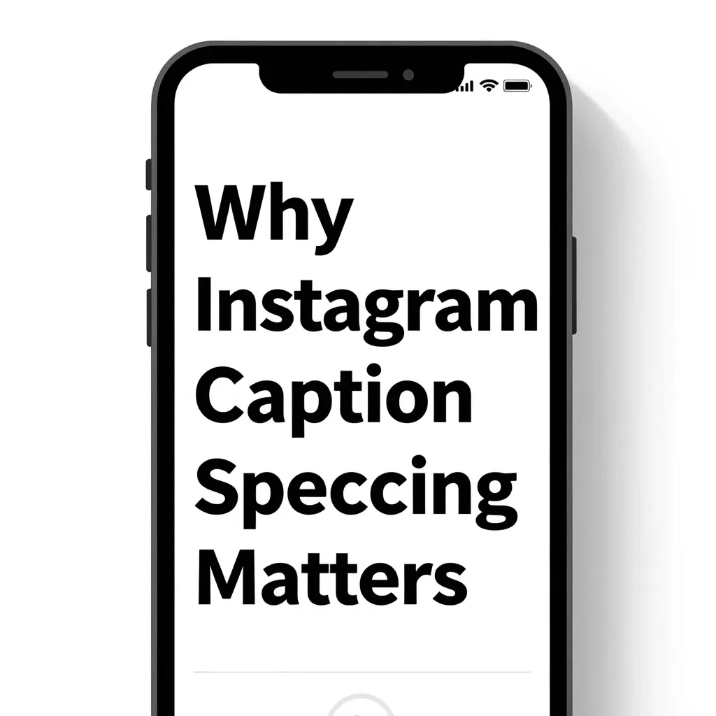 instagram caption spacing