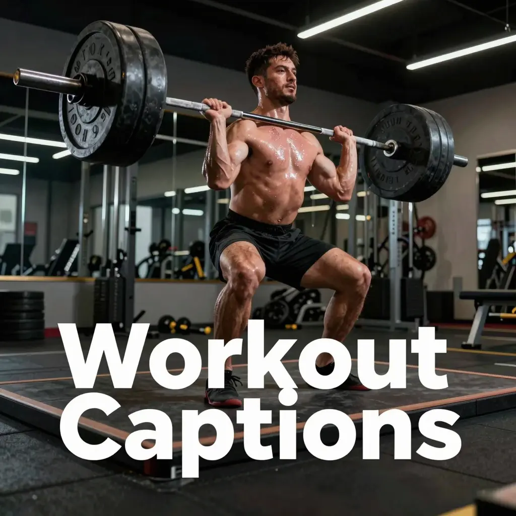 gym caption