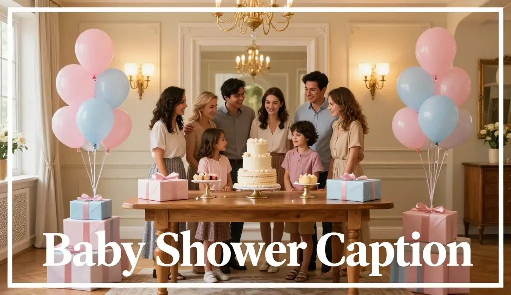 baby shower caption