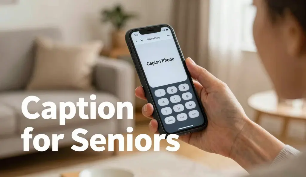 caption phone for seniors