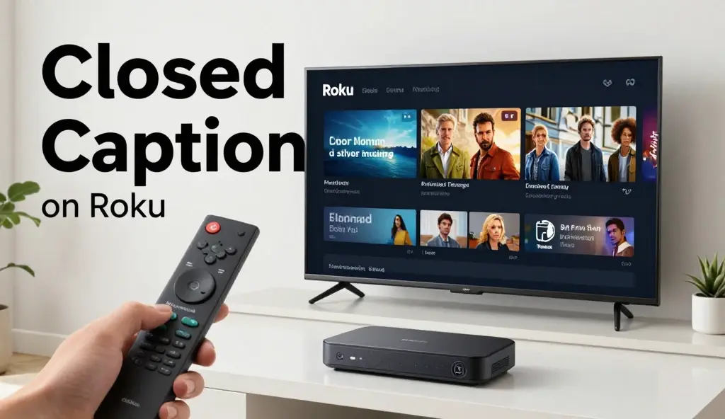 closed caption on roku