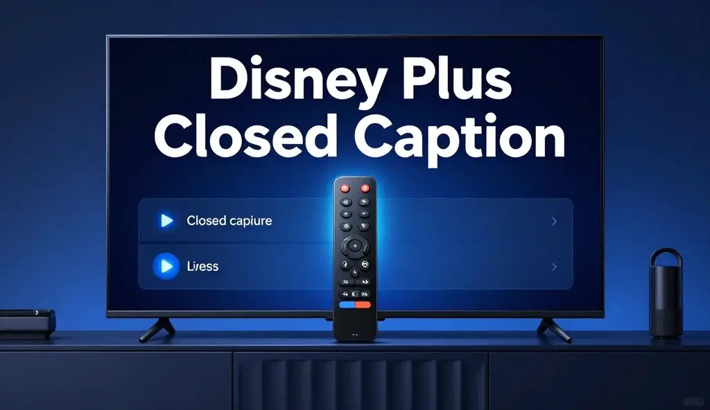 disney plus closed caption