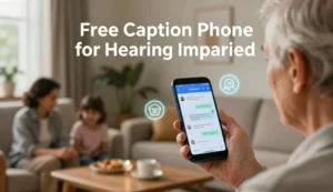 free caption phone for hearing impaired