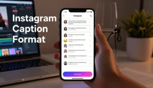 instagram caption format