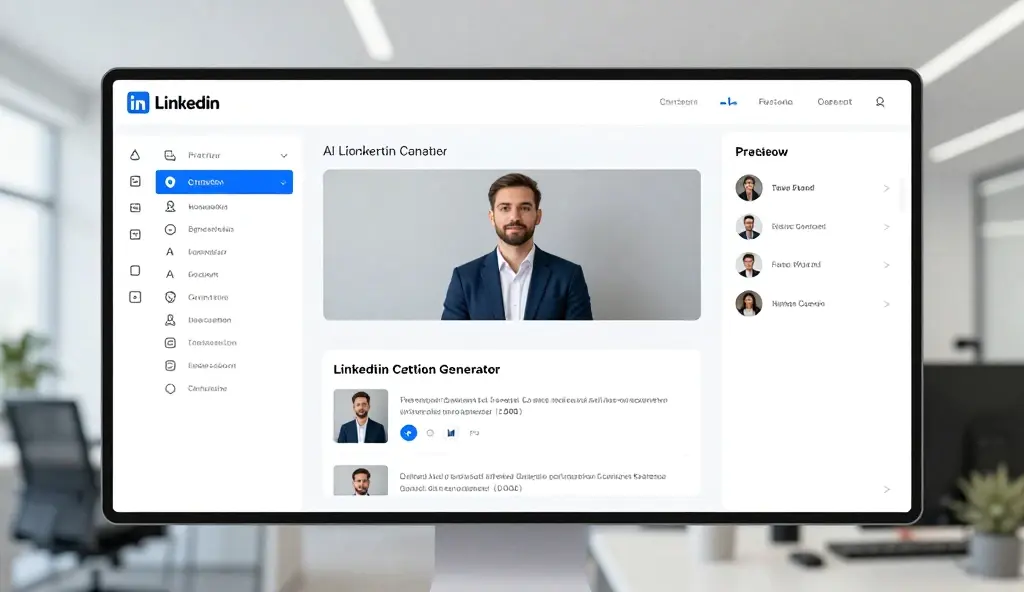 linkedin caption generator